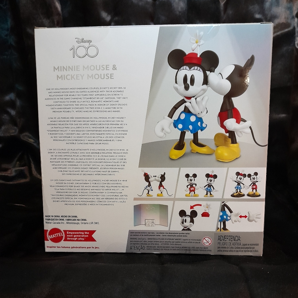 - Disney 100 Mickey Mouse and Minnie Collectible Figures
